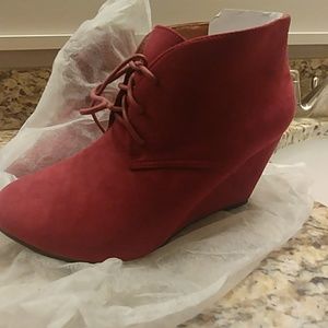 Sarah Wedge Booties